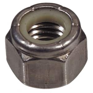 #10-32 Stainless Steel Stop Nut (Nylon Insert) (15-Pack)