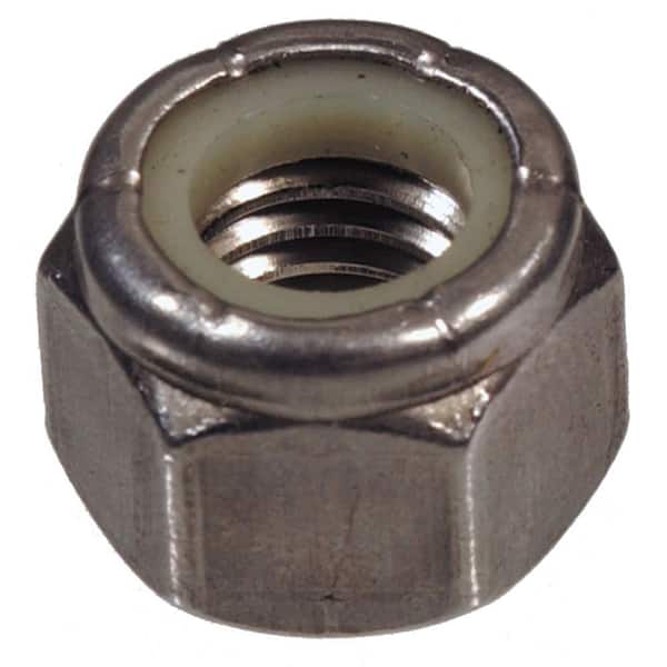 #10-24 NM Steel w Black Oxide Qty 10 Nylon Insert Hex Lock / Stop Nuts SAE 