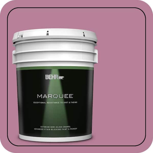 BEHR MARQUEE 5 gal. #M130-5 Cabaret Semi-Gloss Enamel Exterior Paint & Primer