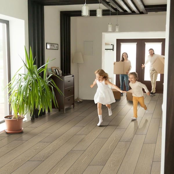 MSI Amber Meadows White Oak 0.37 in. T x 7 in. W Tongue and Groove Engineered Hardwood Flooring (560.88 sq. ft./pallet)