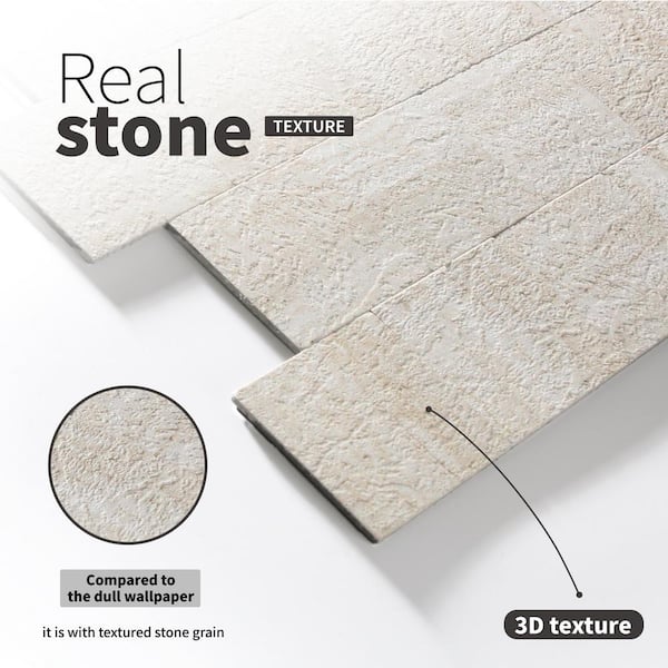 Yipscazo Marble Collection Sandstone Beige 12 in. x 12 in. PVC Peel and  Stick Tile (5 sq. ft./5-Sheets) TP0013-05-HD-US - The Home Depot