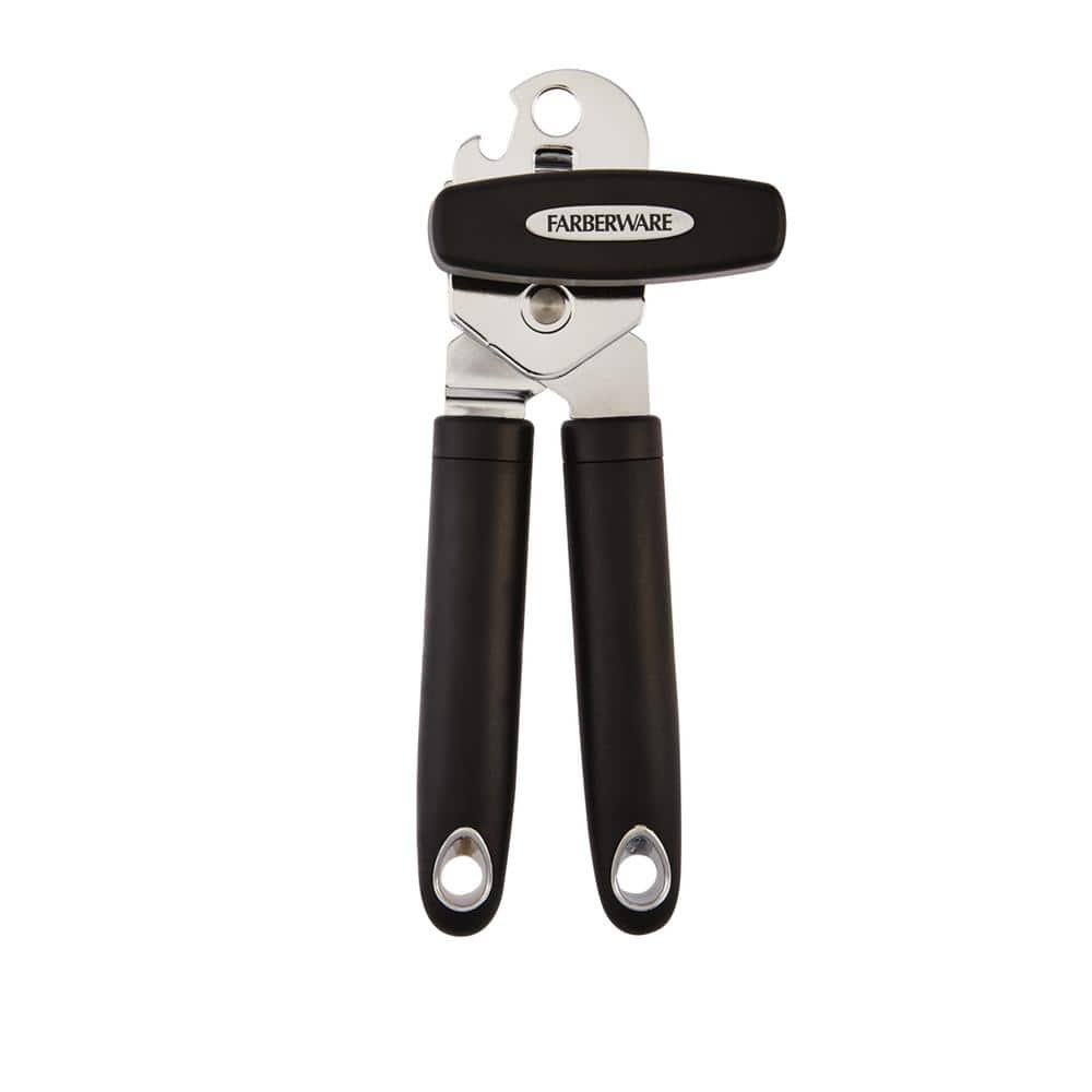 Zulay Kitchen - Handheld Can Opener Smooth Edge Cut Stainless Steel Blades