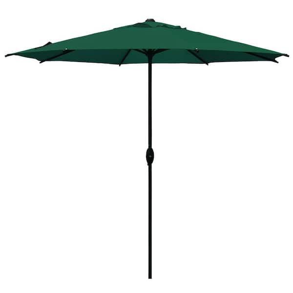 Abba Patio Outdoor Patio 9-Feet Aluminum Market Table Umbrella with Push Button 