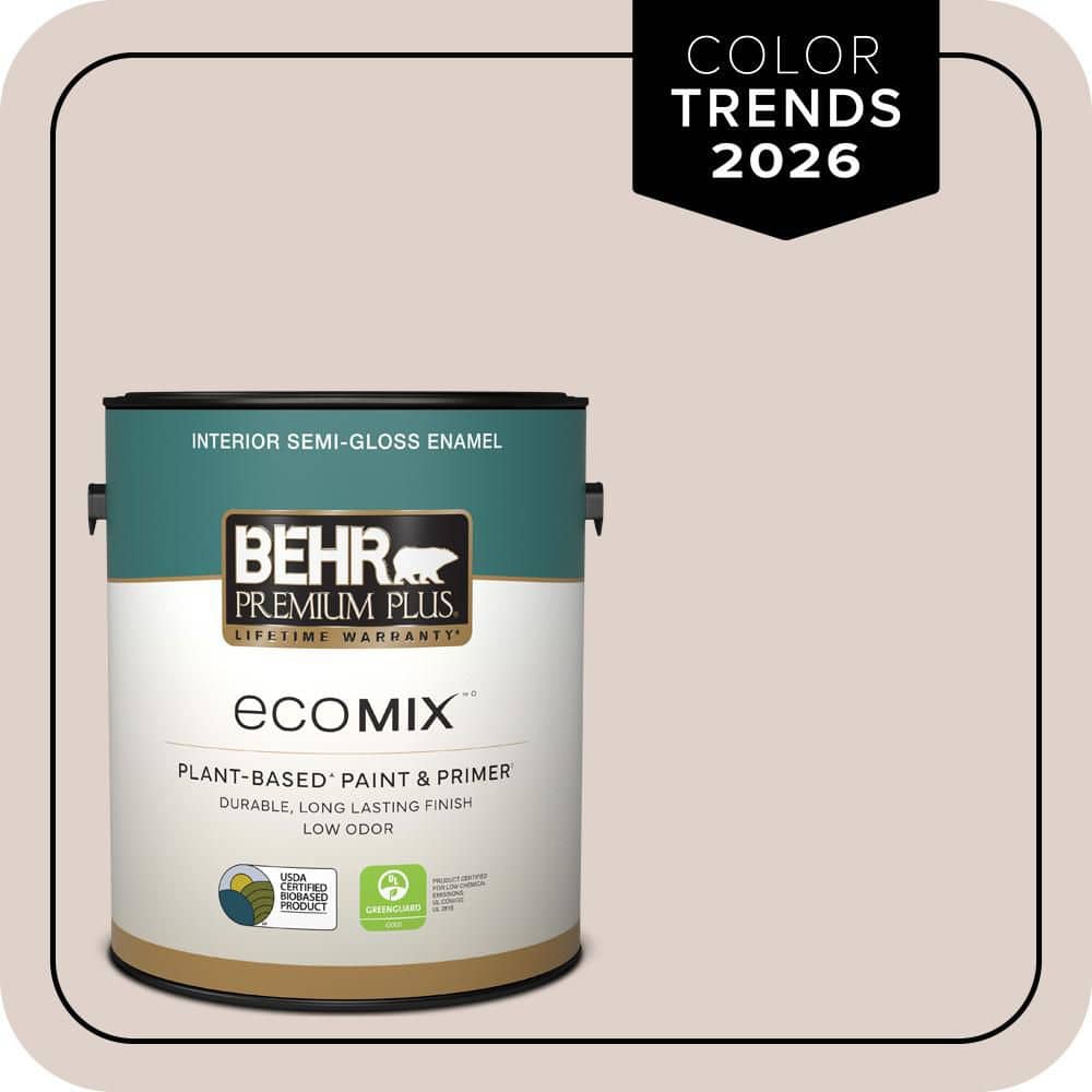 1 gal. #N150-1 Mocha Ice Semi-Gloss Enamel EcoMix Plant-Based Interior Paint & Primer price history on PriceWatchPro