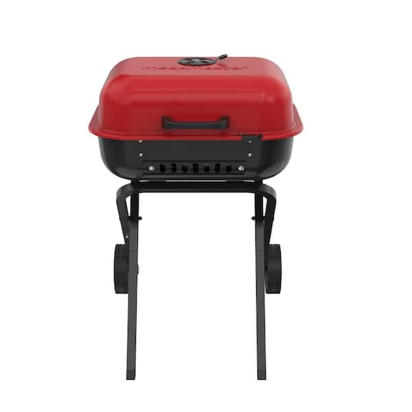 Megamaster Traverse Portable Charcoal Grill in Red 810-0076 - The
