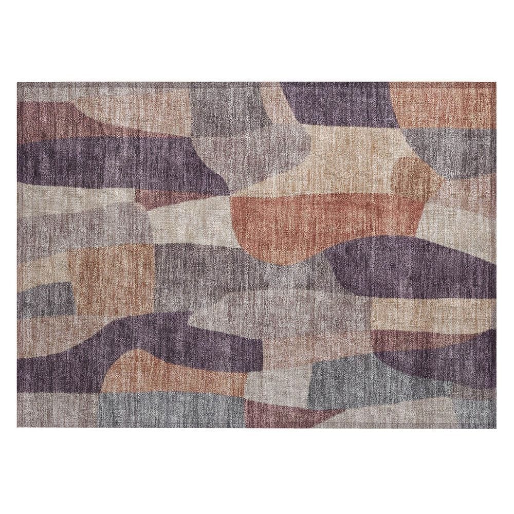 Chantille Machine Washable Indoor/Outdoor Abstract ACN2376 Plum 2 ft. x 3 ft. Accent Rug price history on PriceWatchPro