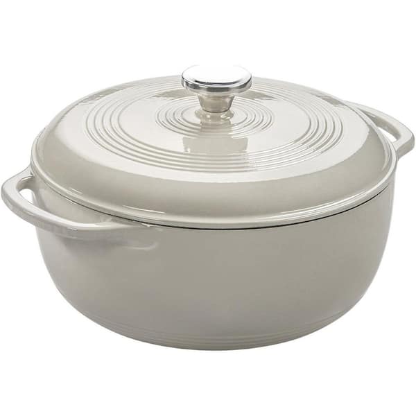 Lynzavix 6 qt. Enameled Cast Iron Dutch Oven with Lid