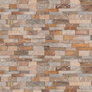 Canyon Creek Ledger Panel 6 in. x 24 in. Natural Quartzite Wall Tile (4 sq. ft. / Case)