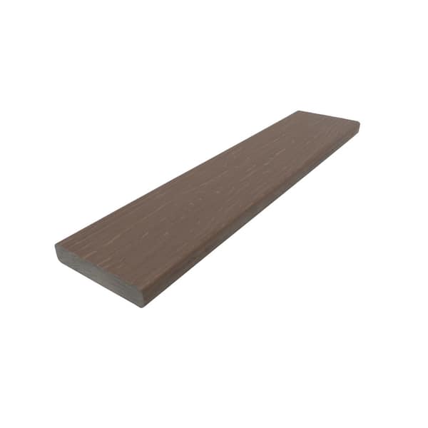 MoistureShield Vision CoolDeck Cold Brew 1 in. x 5.4 in. x 12 ft. Grooved Capped Composite Decking 10-Piece H-Pack