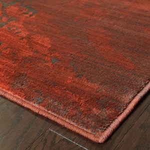 Java Red 5 ft. x 8 ft. Area Rug