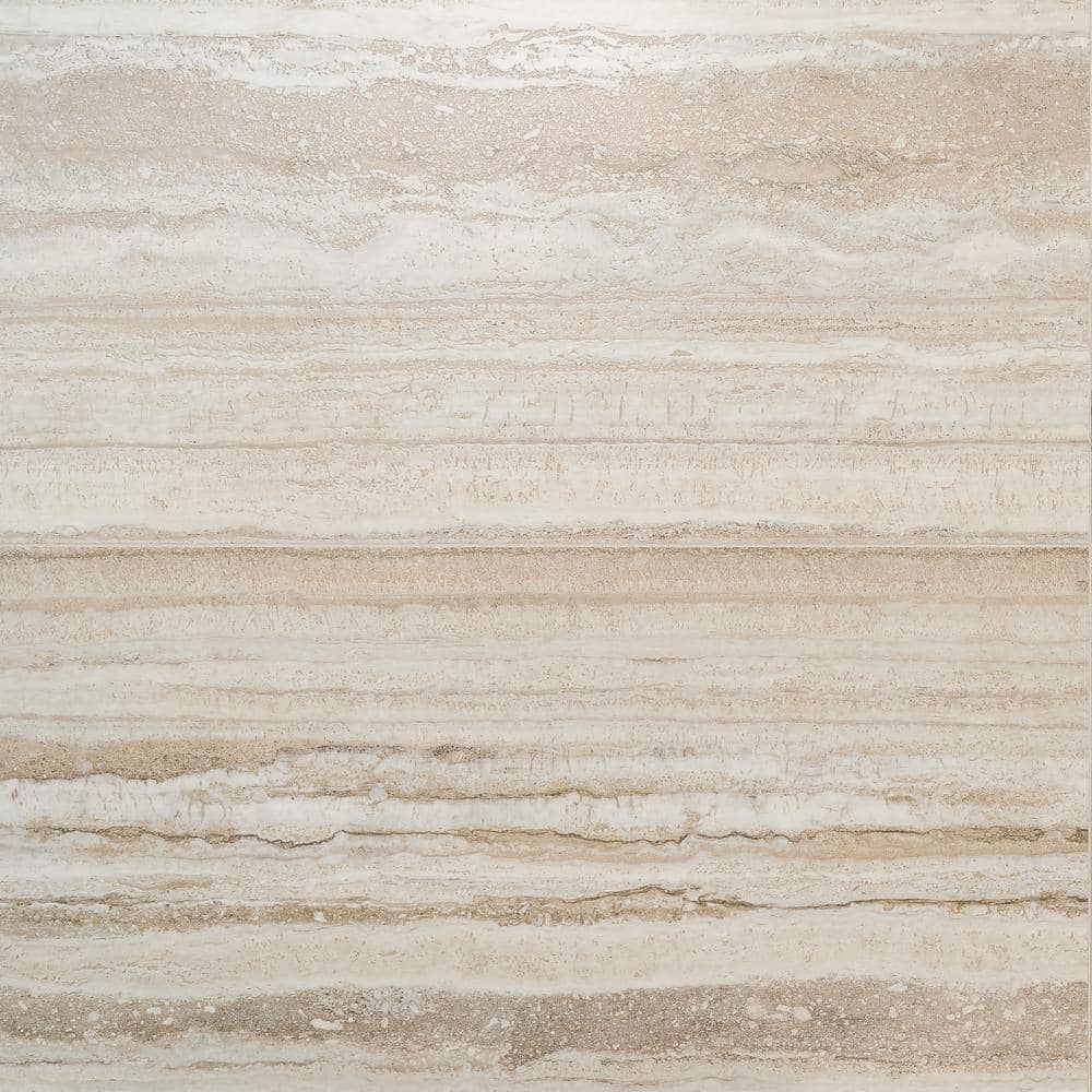 Imperia Travertine Beige 23.5 in. x 47.08 in. Stone Look Satin Porcelain Floor and Wall Tile (30.98 sq. ft./Case) price history on PriceWatchPro