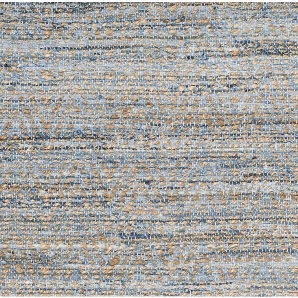 Coastal Breeze Hand-Woven Blue Wool 9' x 12' Area Rug
