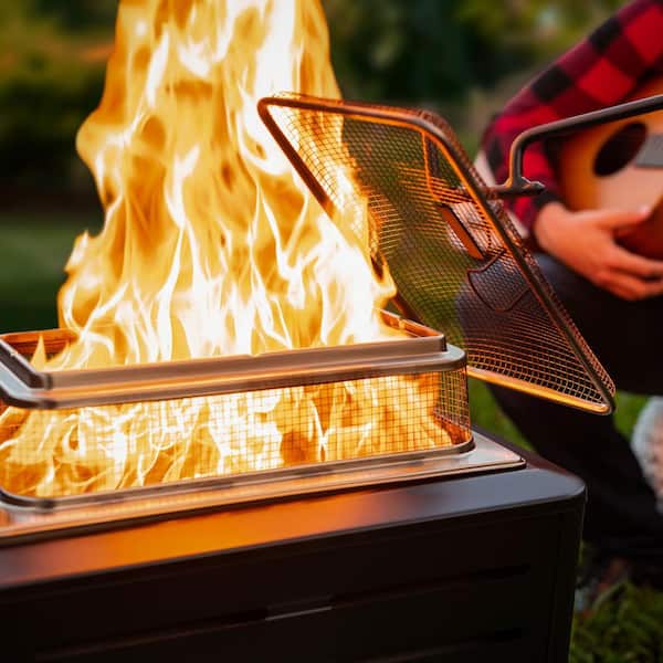 TIKI 18 in. Retreat Smokeless Fire Pit Accessory Metal Screen and