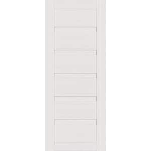 Louver 30 in. x 83.25 in. No Bore Solid Core Bianco Noble Wood Composite Interior Door Slab