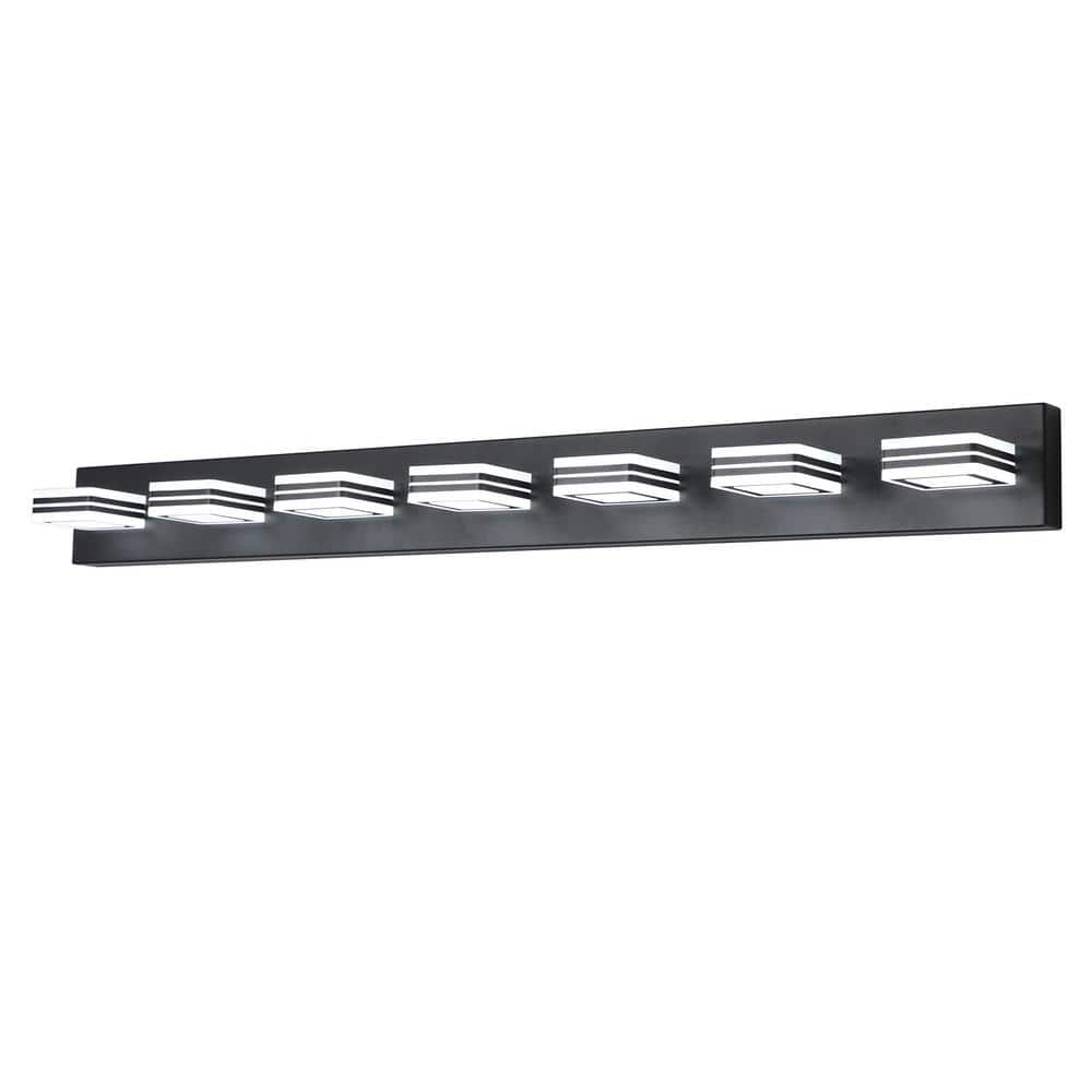 45.3 in. 7-Light Black LED Vanity Light Bar price history on PriceWatchPro