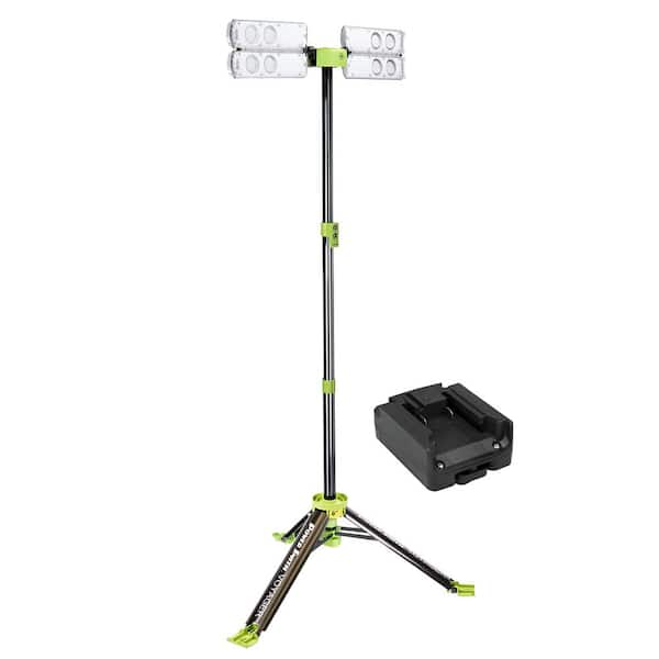 Voyager 8000 Lumens Collapsible LED Light with Milwaukee DC Adaptor