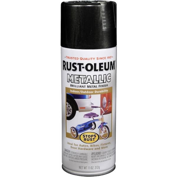 Rust-Oleum 7710830-6PK Bright Coat Metallic Spray Paint, 11 Oz