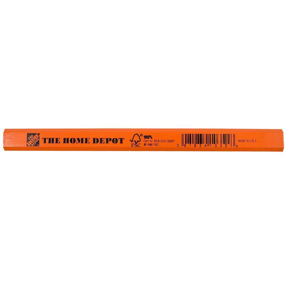 DEWALT Mark Lumber Crayon in Yellow DWHT72721 - The Home Depot