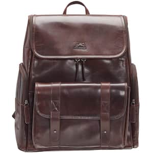 Buffalo 16 in. Brown Backpack with Zippered Laptop/Tablet Compartment