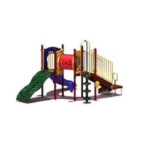 UPlay Today Deer Creek (Playful) Commercial Playset with Ground Spike