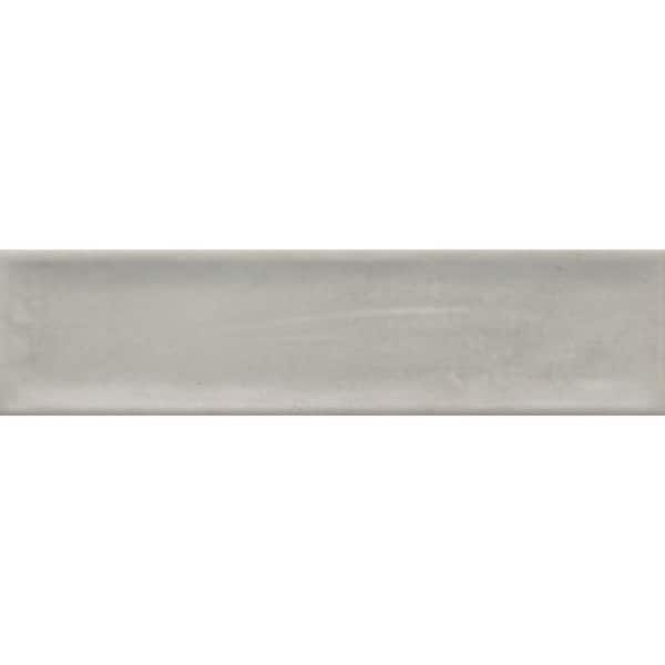 EMSER TILE Raku Silver 3 in. x 12 in. Matte Ceramic Wall