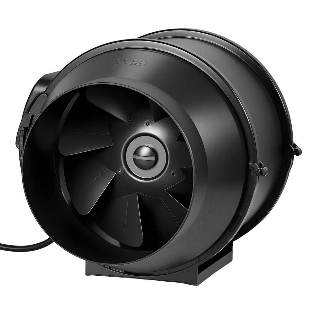 6 in Quiet Inline Exhaust Fan, 380 CFM Powerful AC-Motor