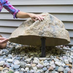 27 in. x 21 in. x 14 in. Tan Large Landscape Rock