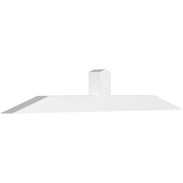 Ekena Millwork Portland 96 in. W x 16 in. H x 6 in. D Signature Polyurethane Bracket