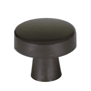 Blackrock 1-5/16 in. Dia (33 mm) Black Bronze Cabinet Knob (50-Pack)