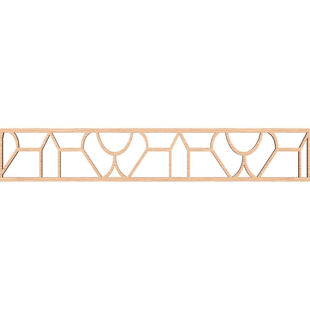 Whitechapel Fretwork 0.375 in. D x 46.625 in. W x 8 in. L Red Oak Wood Panel Moulding price history on PriceWatchPro