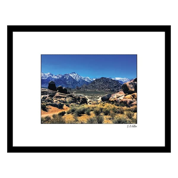VENICE BEACH Collections Heller Photography PEAKS ROAD Framed Printed Photograph by Steven A. Heller Nature Poster Art Print 18 in. x 14 in.