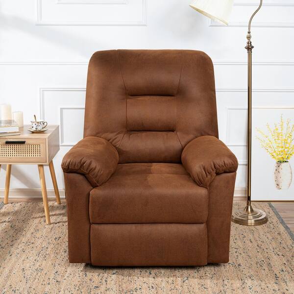 WELLFOR Power Lift Recliner Chair for Elderly Camel Polyester