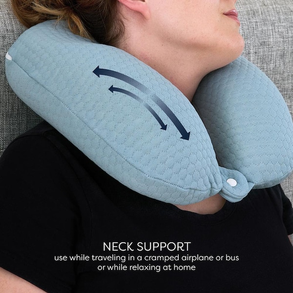 BODIPEDIC Knee Support Memory Foam Accessory Travel Pillow 75924 - The Home  Depot