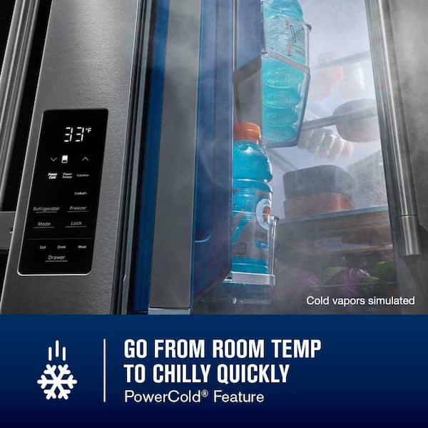 Maytag 36 in. 28.9 cu. ft. Freestanding French Door Refrigerator