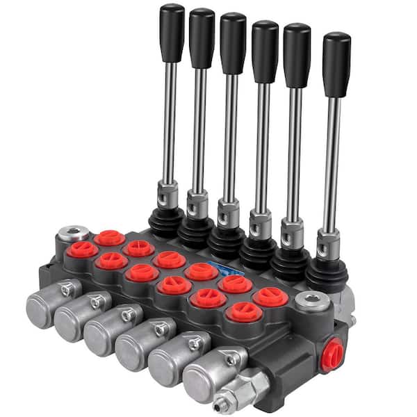 Hydraulic Directional Control Valve, 1/2 in., 3600 PSI Directional Control Valve, Aluminum and Iron Material