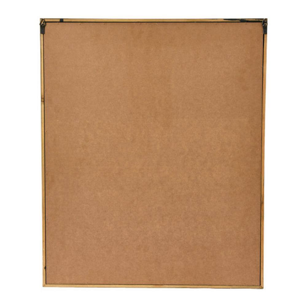 Creative Co-Op Abstract Deco Print with Wood Frame