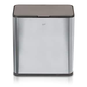 1.5 Gal. Roomate Stainless Steel Under Counter Trash Can with Clorox Odor Protection