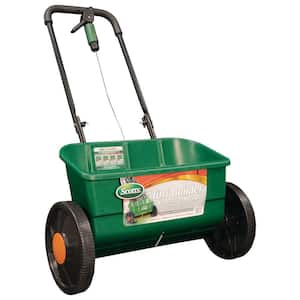 25 lbs. 10,000 sq. ft. Turf Builder Classic Drop Spreader for Seed and Fertilizer