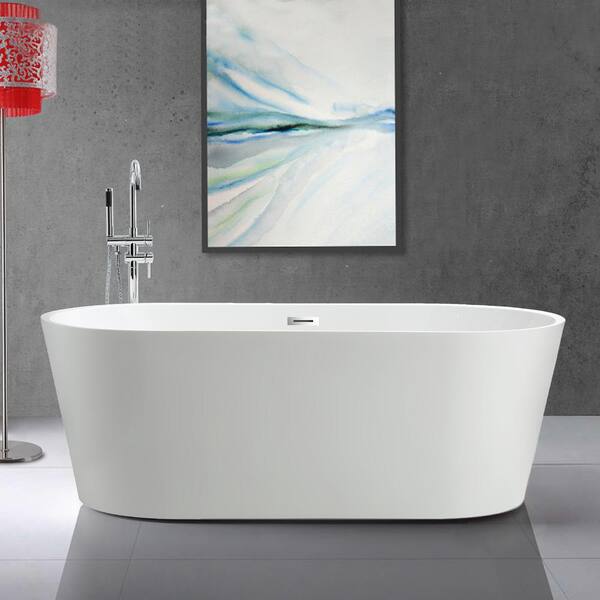 Acrylic Flatbottom Freestanding Bathtub, Acrylic Bathtub Reviews