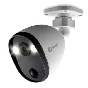 1080p Spotlight Cam Wired Outdoor Security Camera White