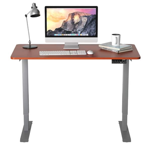 Costway L Shaped Electric Adjustable Standing Desk w/ Controller 2