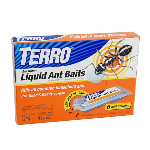 Terro Liquid Ant Bait Pre-Filled Ready-To-Use Ant Killer 6 Bait