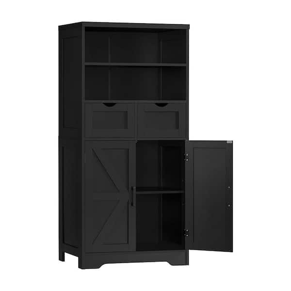 Anqtovp Plastic 34x15x34 Inch Outdoor Kitchen Cabinet with Shelf