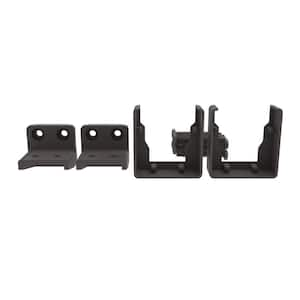 VersaRail Matte Bronze Aluminum Triple Rail Bracket Kit