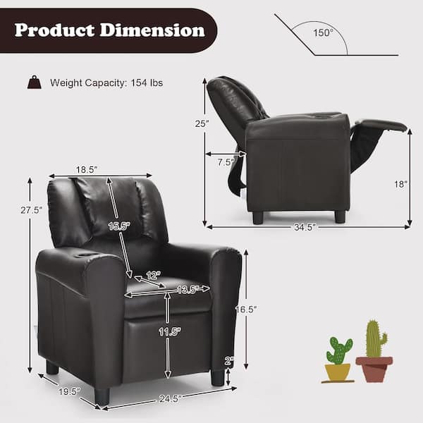 Kid discount size recliner