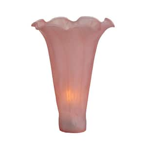 Pond Lily 5 in Multicolored Colorful Glass Cone Shade with no Fitter