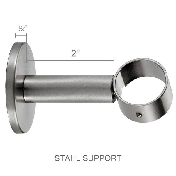 Buy Chitra Stainless Steel Heavy Double Support for 2 Curtain Rod