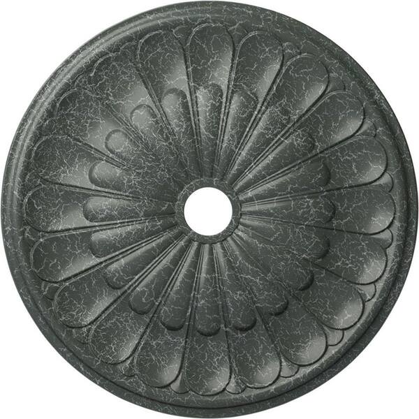 Ekena Millwork 1-7/8" x 31-5/8" x 31-5/8" Polyurethane Gorleen Ceiling , Athenian Green Crackle