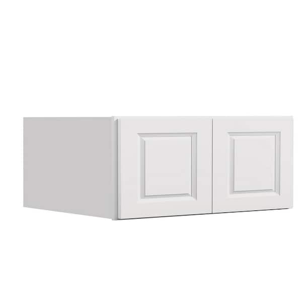 Hausvita 36 in. W x 24 in. D x 18 in. H in Traditional Dove Plywood Ready to Assemble Kitchen Wall Cabinets with 2-Doors