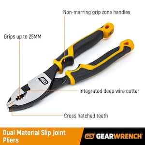 PITBULL 6 in. Dual Material Slip Joint Pliers